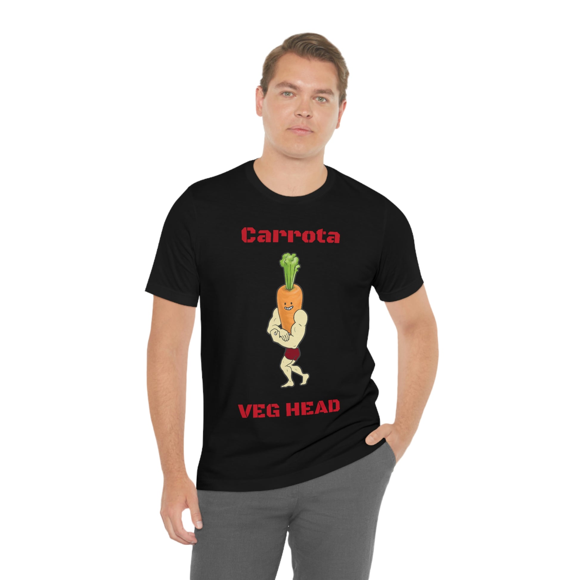 Carrota Veg Head Unisex Jersey Short Sleeve Tee