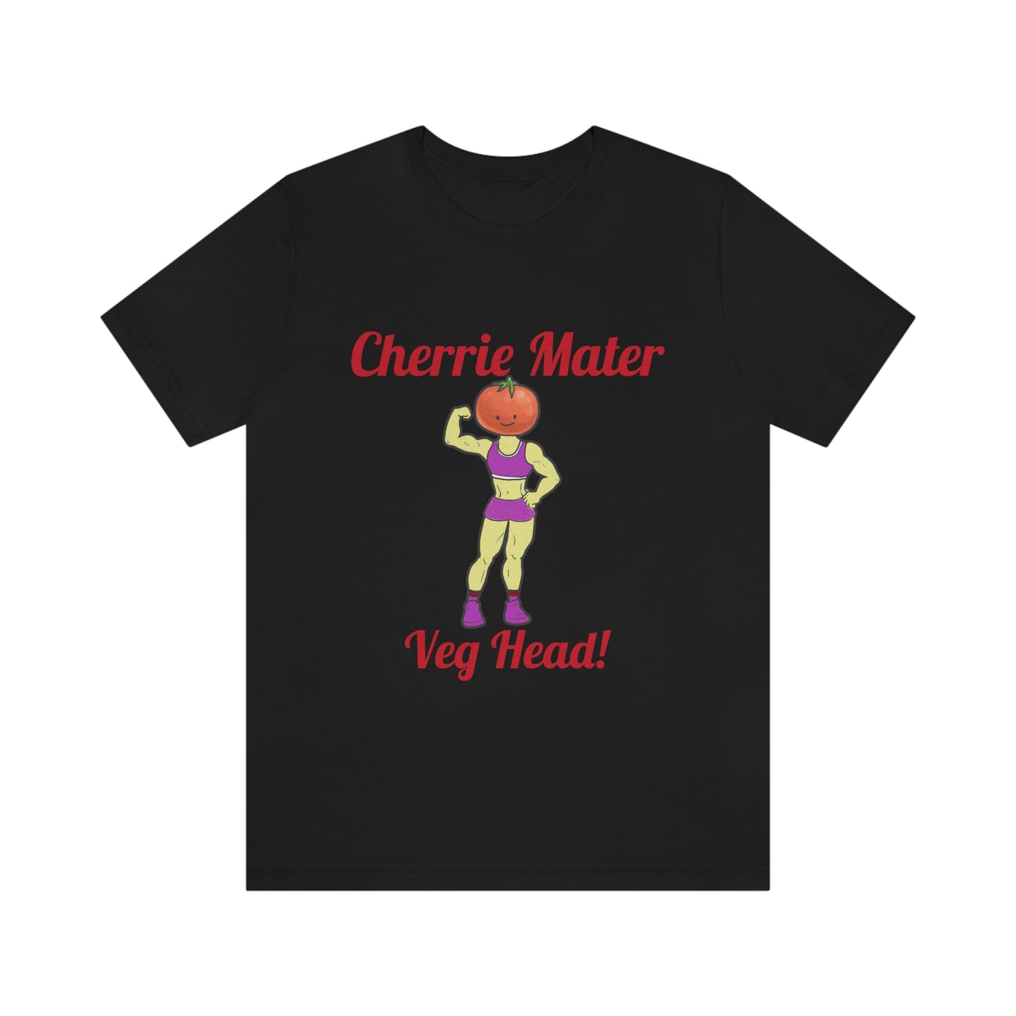 Cherrie Mater Veg Head Unisex Jersey Short Sleeve Tee