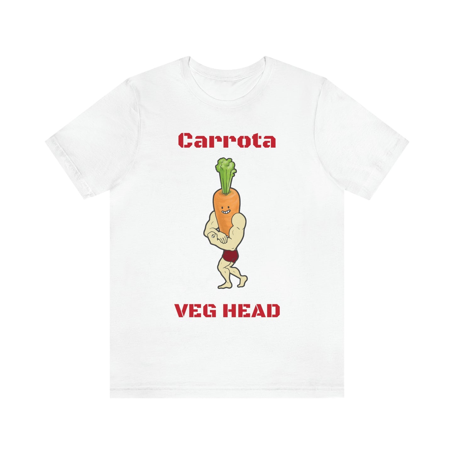 Carrota Veg Head Unisex Jersey Short Sleeve Tee