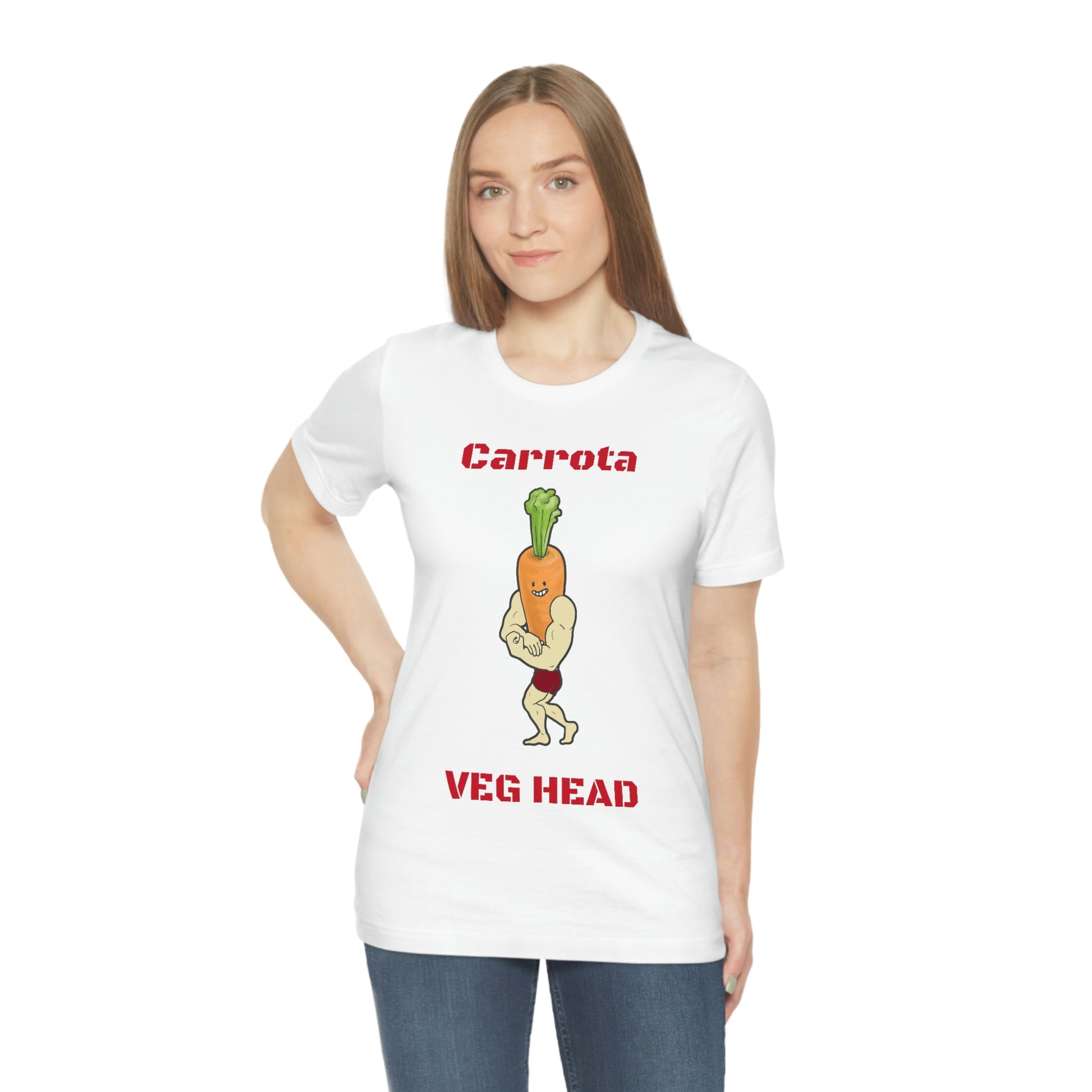 Carrota Veg Head Unisex Jersey Short Sleeve Tee