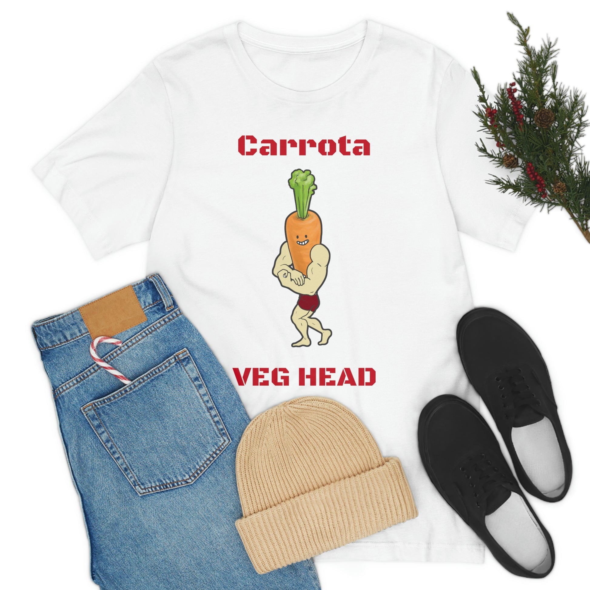 Carrota Veg Head Unisex Jersey Short Sleeve Tee