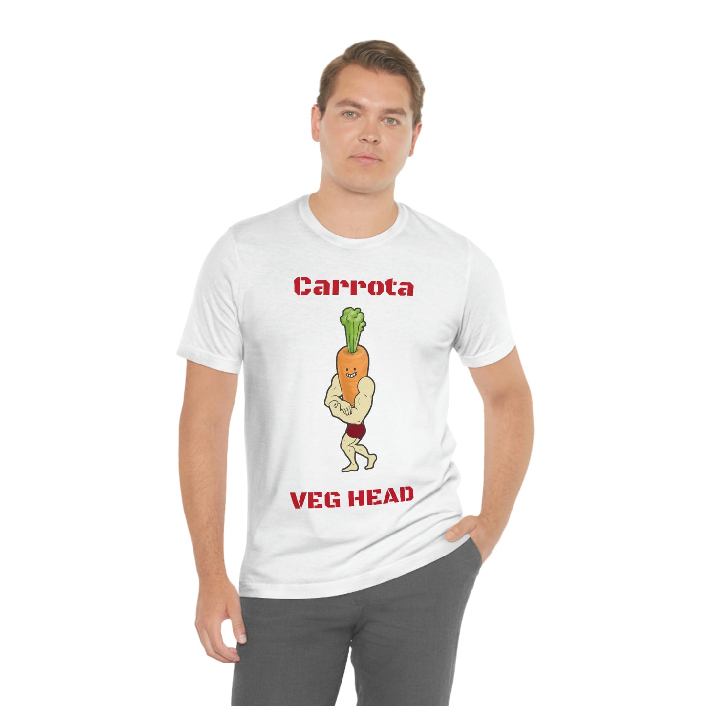 Carrota Veg Head Unisex Jersey Short Sleeve Tee