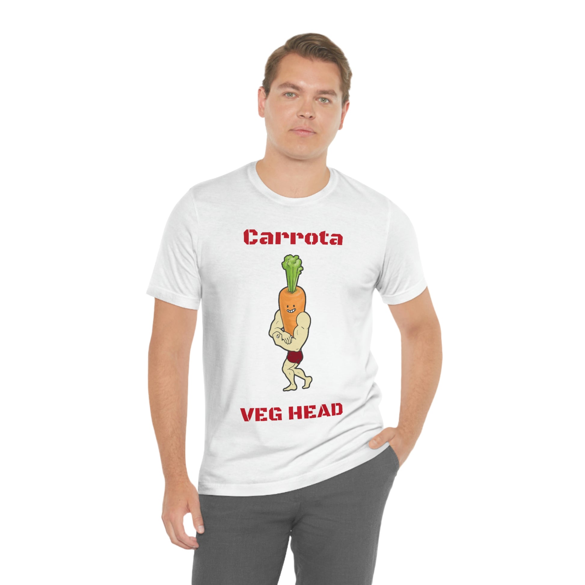 Carrota Veg Head Unisex Jersey Short Sleeve Tee