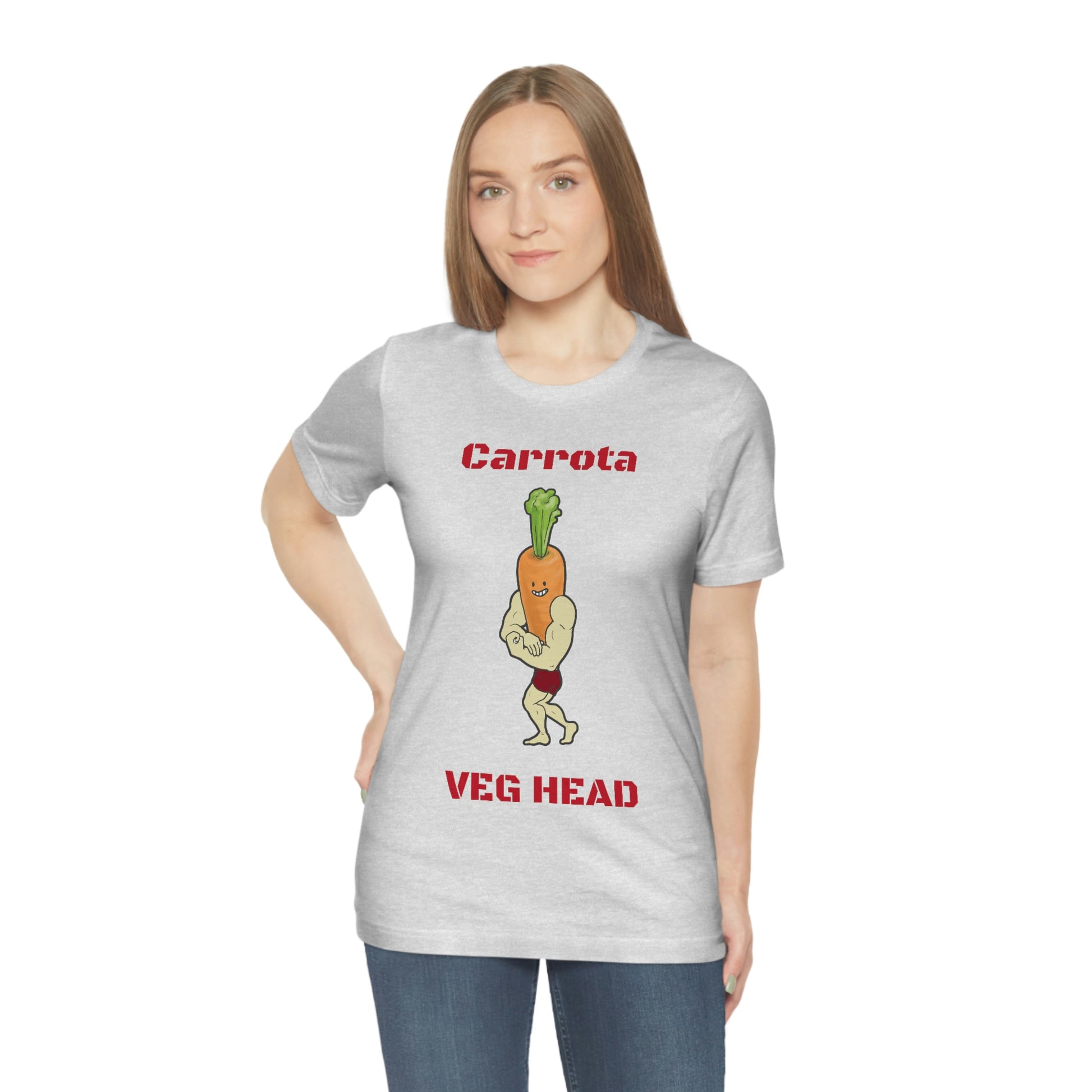 Carrota Veg Head Unisex Jersey Short Sleeve Tee