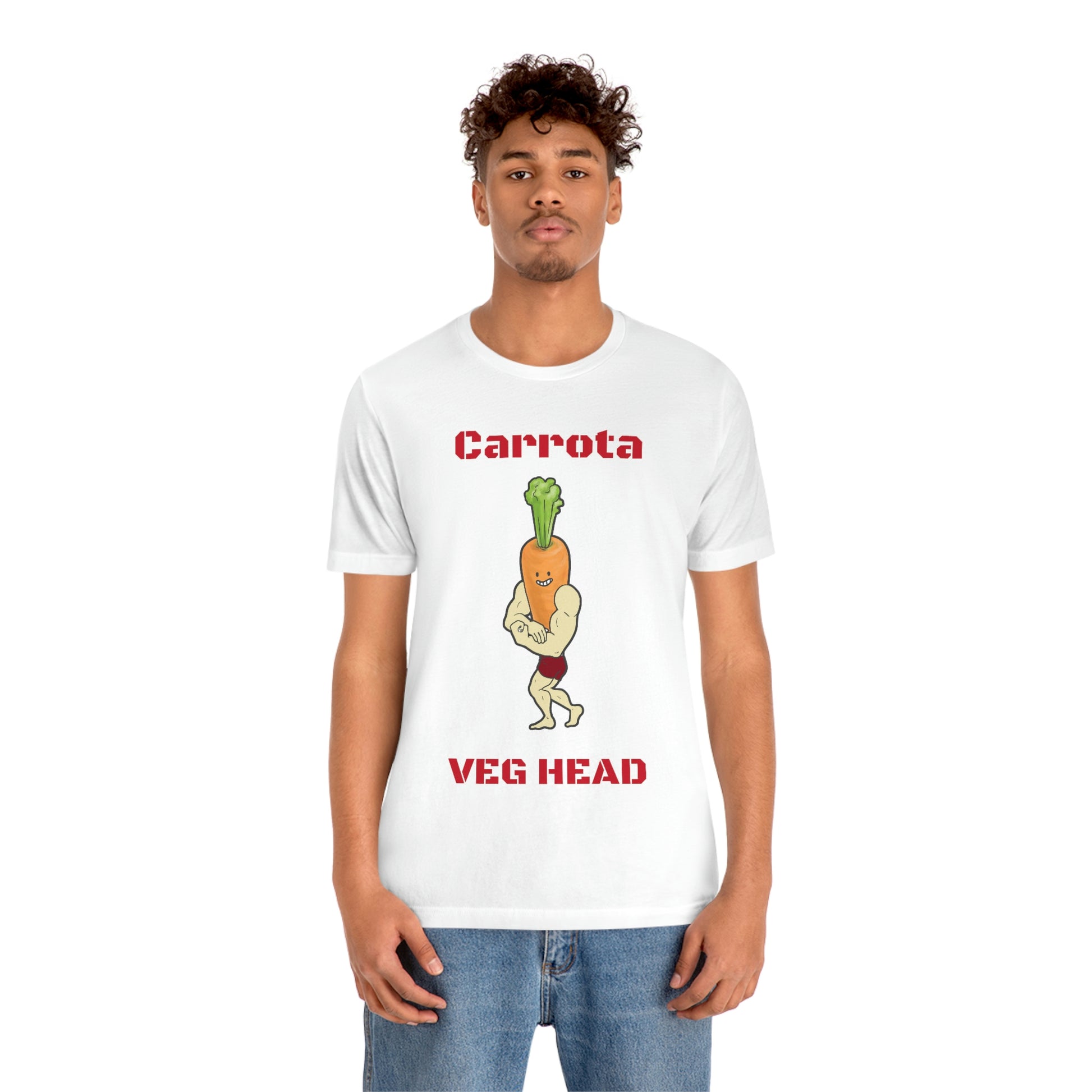 Carrota Veg Head Unisex Jersey Short Sleeve Tee