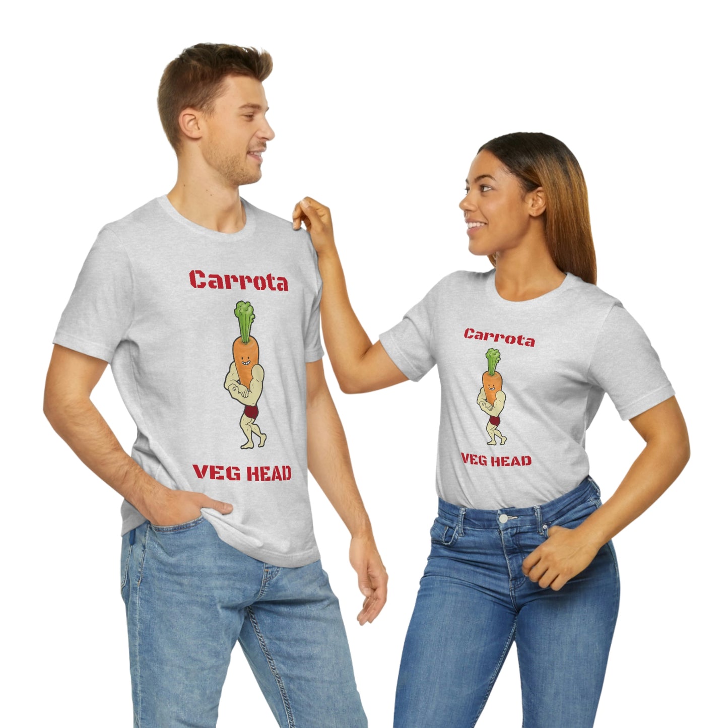 Carrota Veg Head Unisex Jersey Short Sleeve Tee