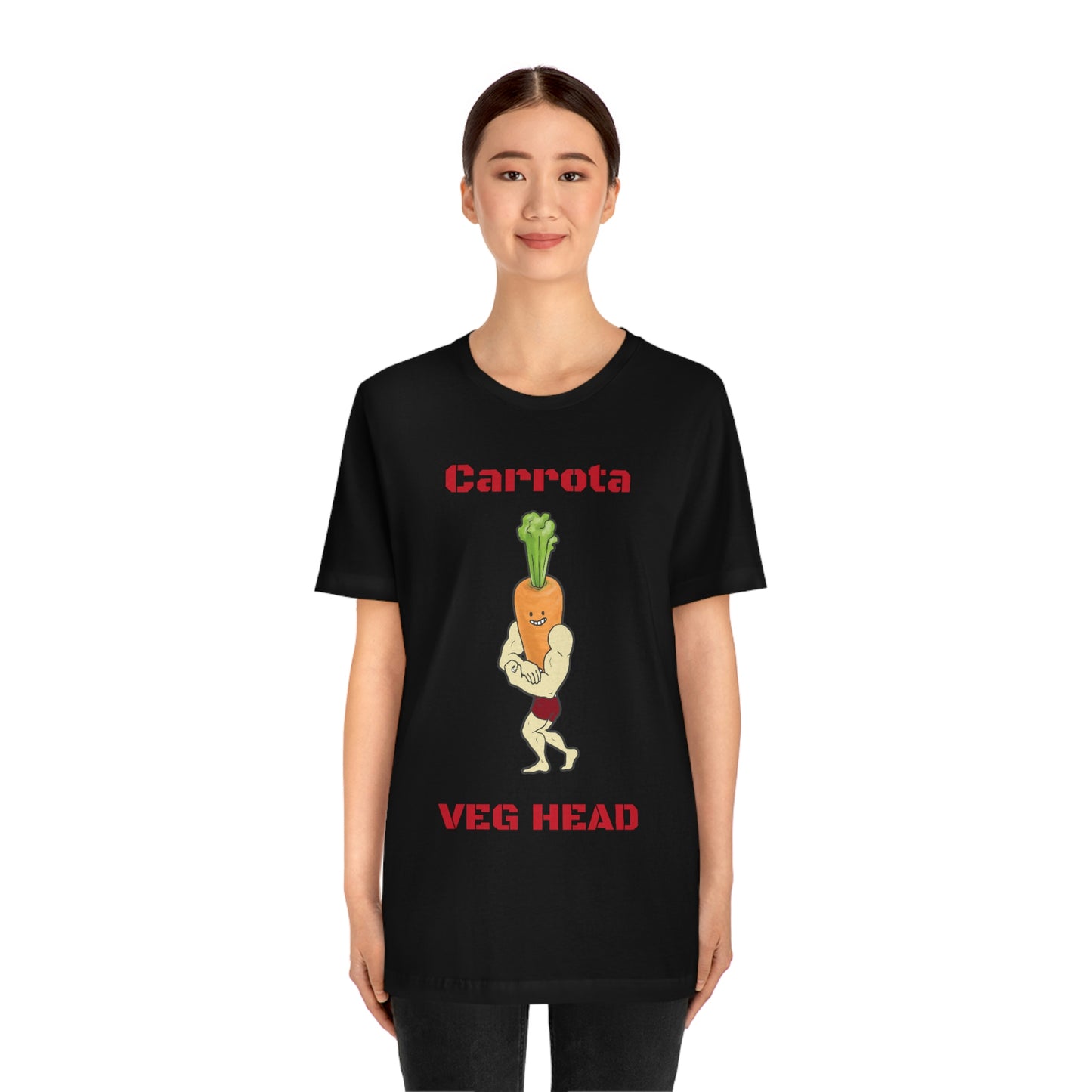 Carrota Veg Head Unisex Jersey Short Sleeve Tee