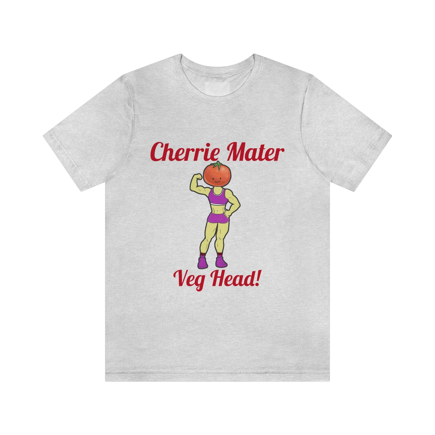 Cherrie Mater Veg Head Unisex Jersey Short Sleeve Tee