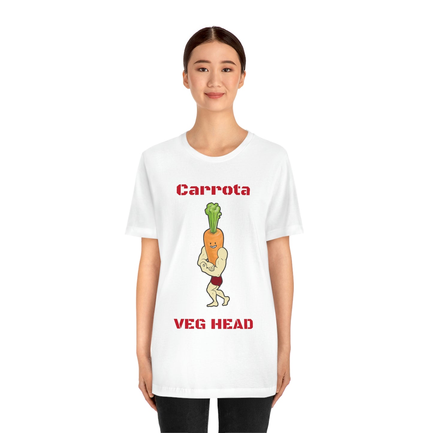 Carrota Veg Head Unisex Jersey Short Sleeve Tee