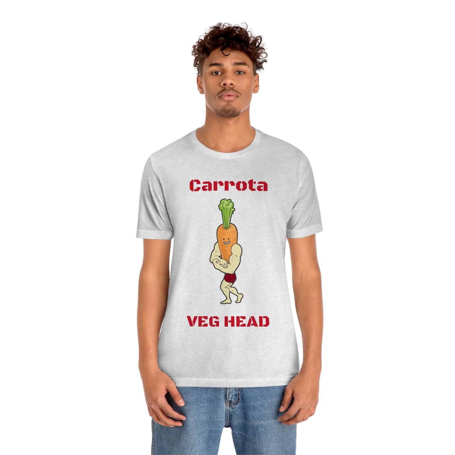 Carrota Veg Head Unisex Jersey Short Sleeve Tee