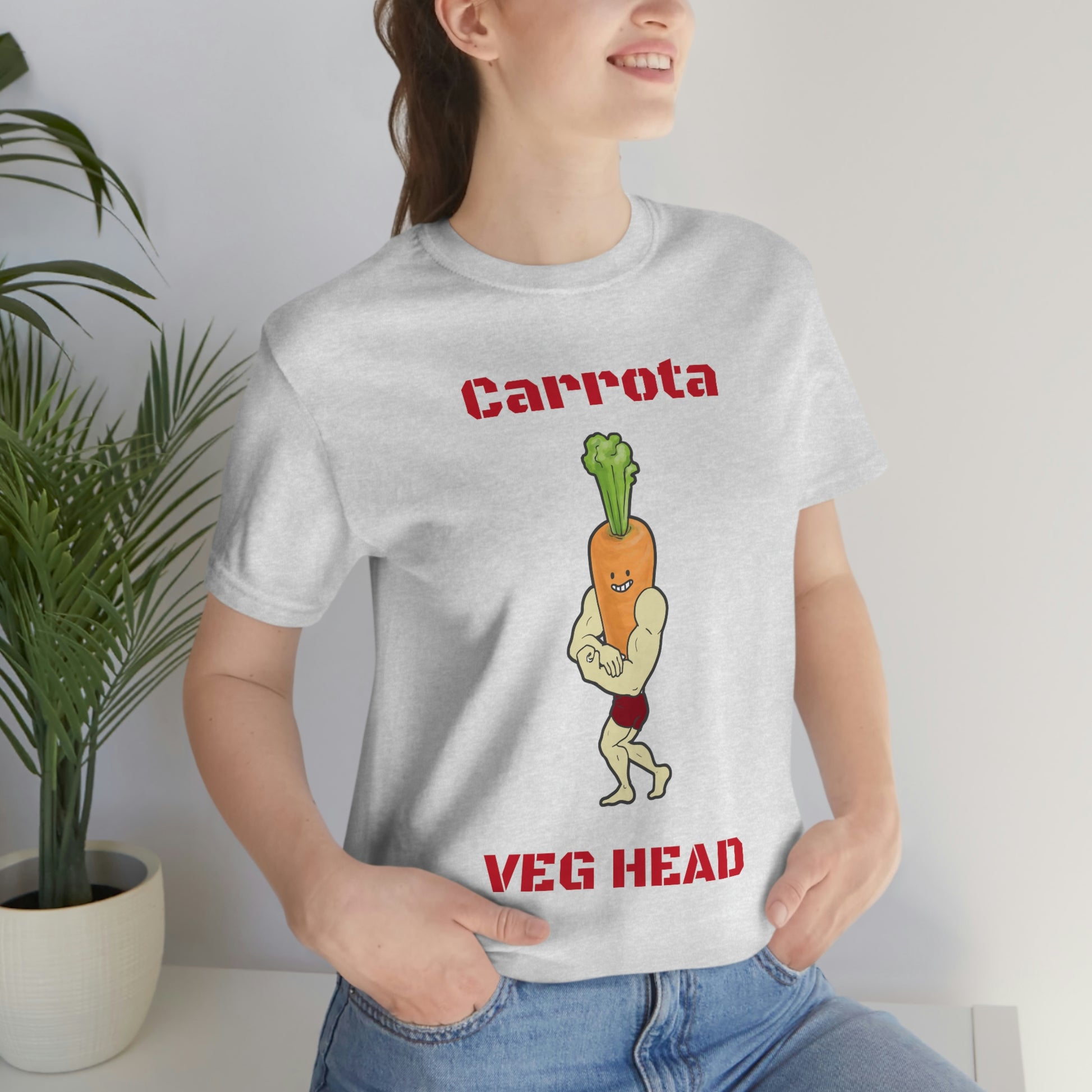 Carrota Veg Head Unisex Jersey Short Sleeve Tee