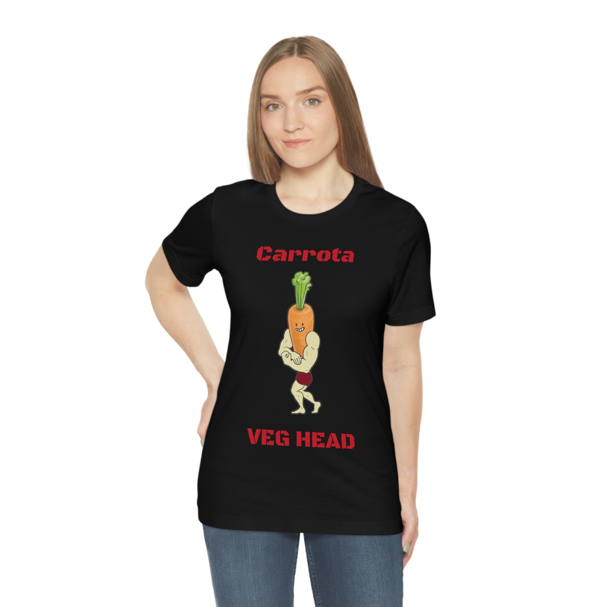 Carrota Veg Head Unisex Jersey Short Sleeve Tee