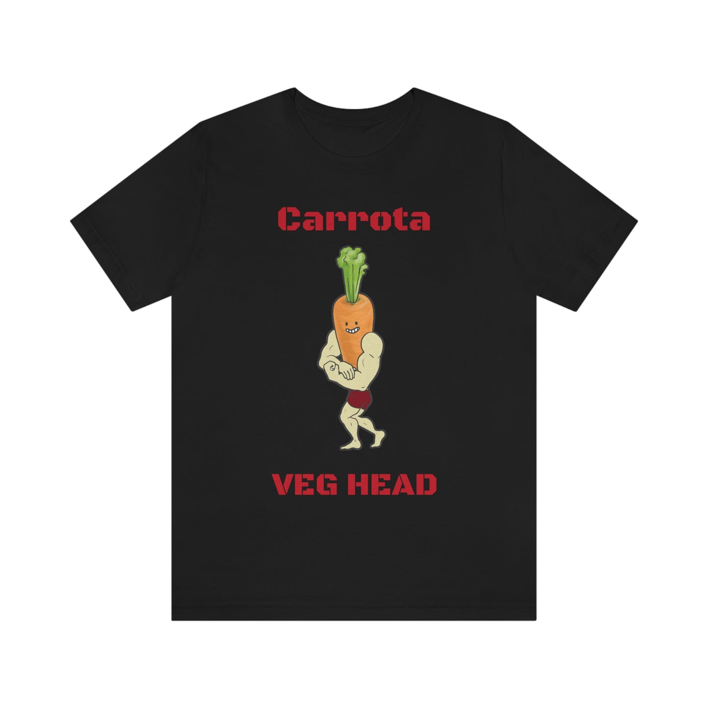 Carrota Veg Head Unisex Jersey Short Sleeve Tee