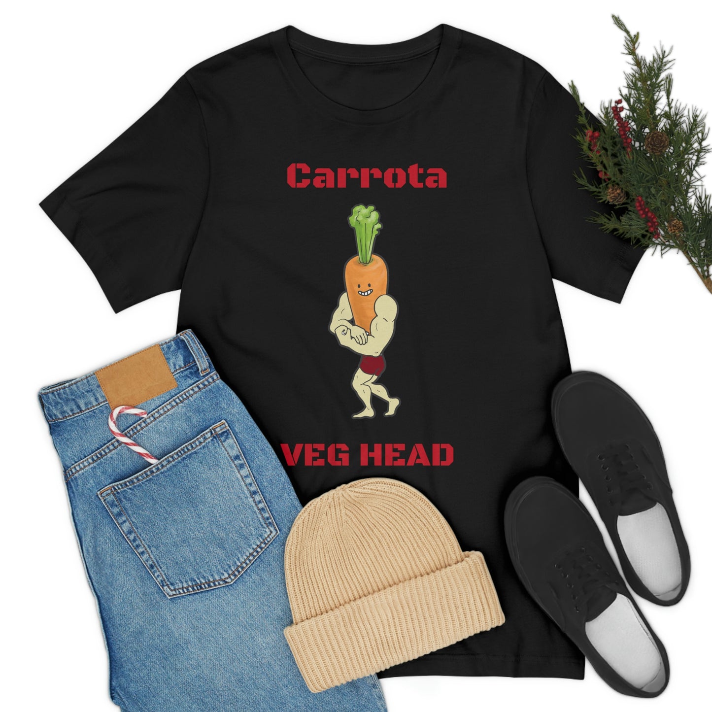 Carrota Veg Head Unisex Jersey Short Sleeve Tee