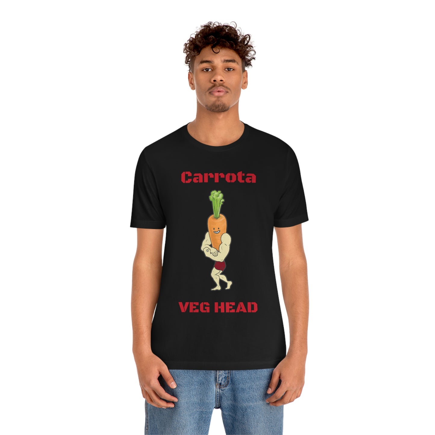 Carrota Veg Head Unisex Jersey Short Sleeve Tee